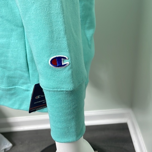 Champion Reverse Weave Mint Crewneck Sweatshirt Small NEW - Picture 6 of 6